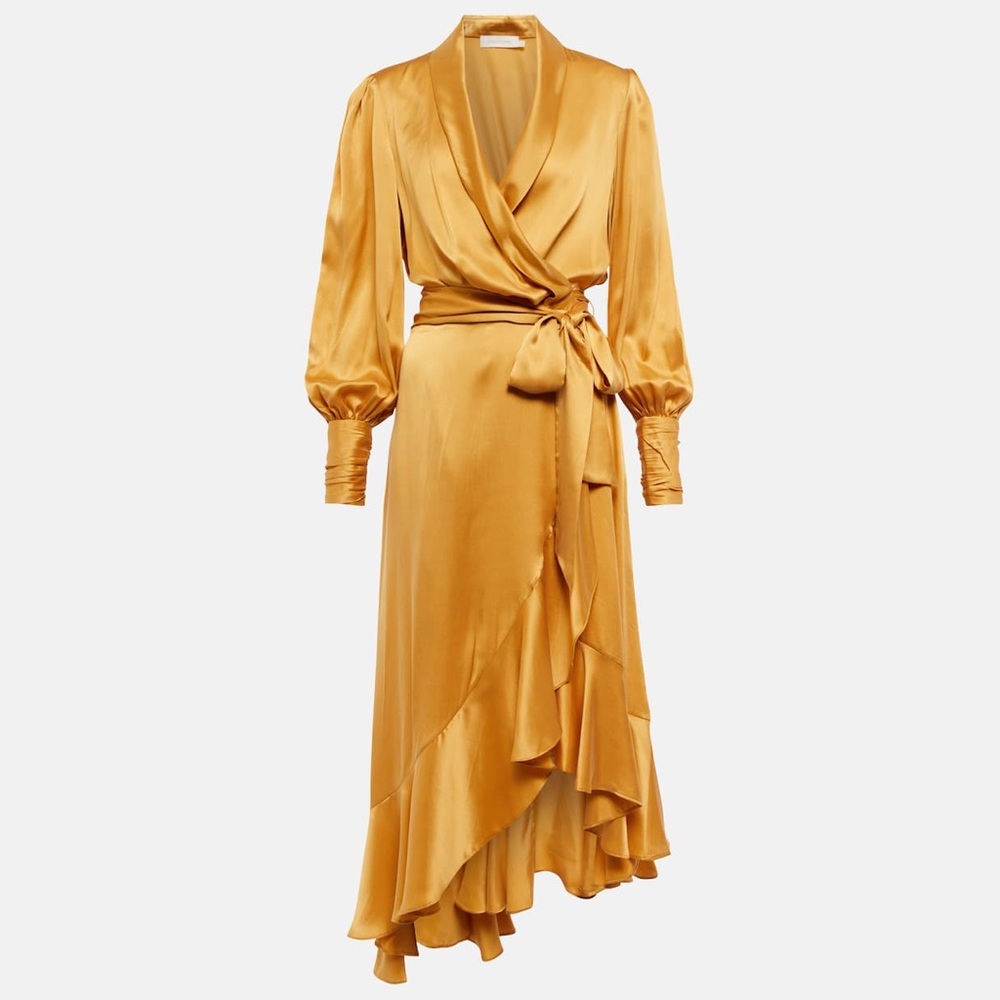 Zimmerman Asymmetrical Gold Dress